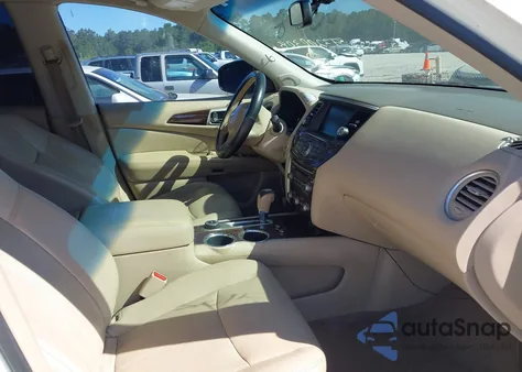 2013 Nissan Pathfinder Platinum из США, поврежденный, VIN 5N1AR2MMXDC633740